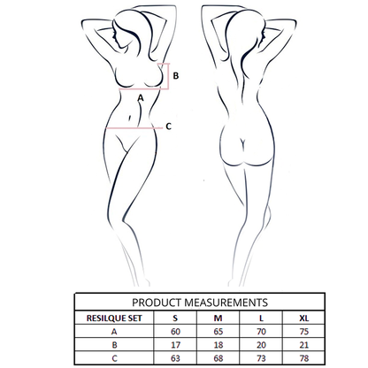 PASSION - ENSEMBLE SOUTIEN-GORGE + STRING RESILQUE ROUGE TOMATE L/XL PASSION WOMAN SETS