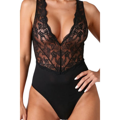 PASSION - BODY EVALIE NOIR L/XL PASSION WOMAN TEDDIES
