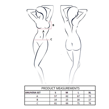 PASSION - ENSEMBLE SOUTIEN-GORGE + STRING ANUVERA BLANC L/XL PASSION WOMAN SETS