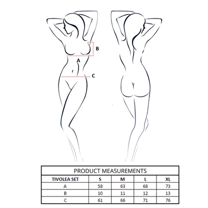 PASSION - ENSEMBLE SOUTIEN-GORGE + STRING TIVOLEA NOIR L/XL PASSION WOMAN SETS