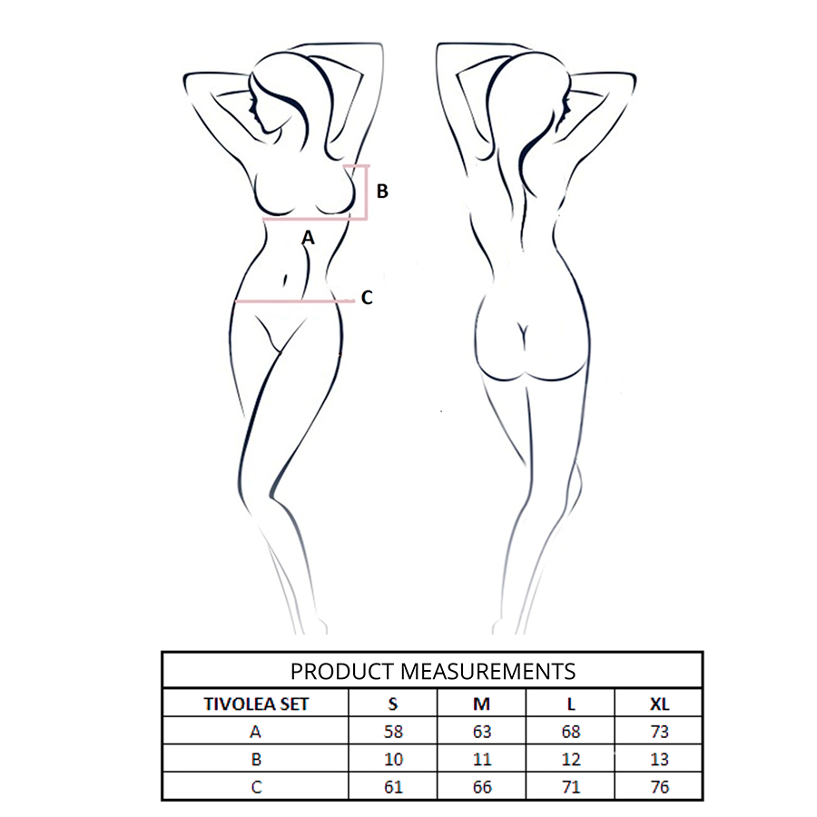 PASSION - ENSEMBLE SOUTIEN-GORGE + STRING TIVOLEA VIOLET S/M PASSION WOMAN SETS