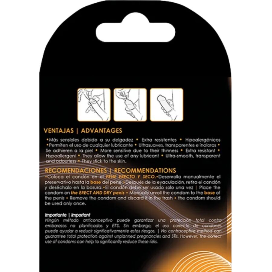 UNIQ - CLASSIC PRÉSERVATIFS SANS LATEX 3 UNITÉS UNIQ