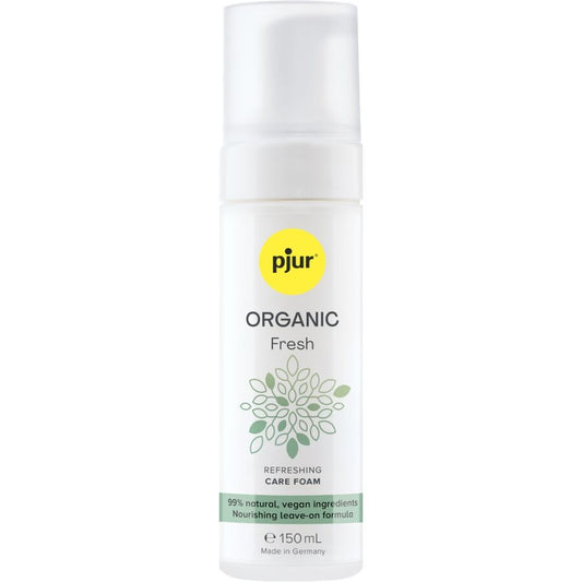PJUR - MOUSSE RAFRAÎCHISSANTE BIOLOGIQUE VEGAN SANS RINÇAGE 150 ML PJUR