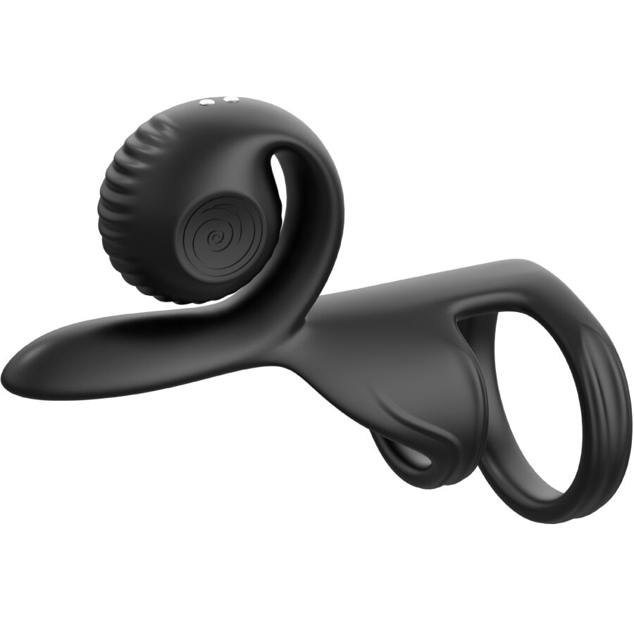 SNAIL VIBE - JOVI BAGUE POUR COUPLES TÉLÉCOMMANDE NOIRE SNAIL VIBE