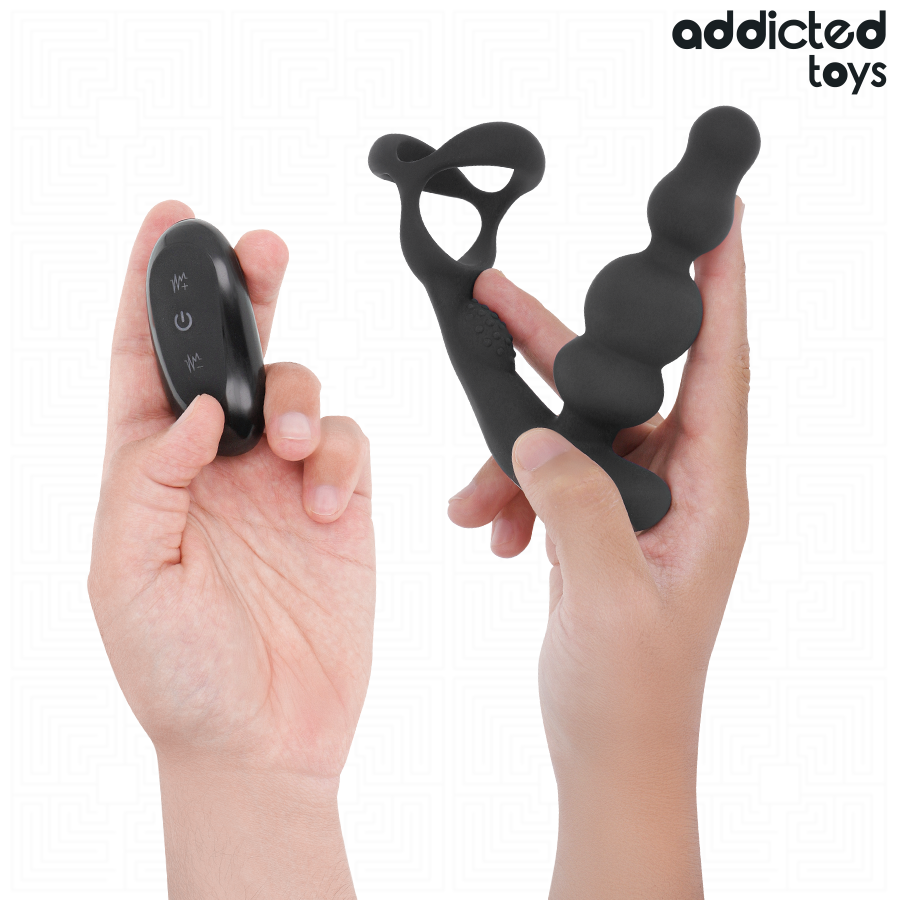 ADDICTED TOYS - MASSEUR DE PROSTATE ROTATIF À TÉLÉCOMMANDE ADDICTED TOYS