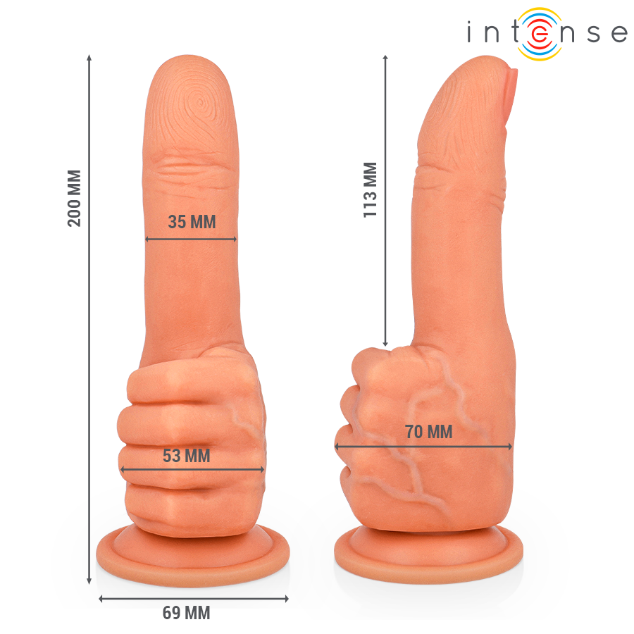 INTENSE - BENDER STIMULATEUR POINT G MAIN FLEXIBLE 11,3 CM INTENSE FUN TOYS