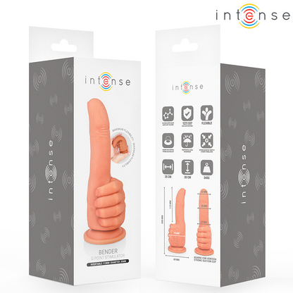 INTENSE - BENDER STIMULATEUR POINT G MAIN FLEXIBLE 11,3 CM INTENSE FUN TOYS