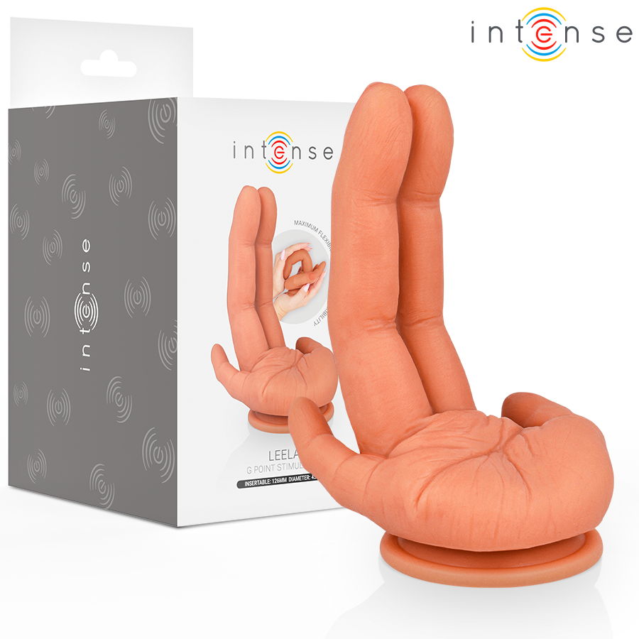 INTENSE - LEELA STIMULATEUR POINT G MAIN FLEXIBLE 12,6 CM INTENSE FUN TOYS