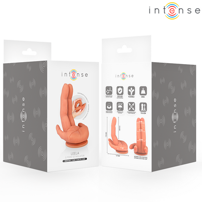 INTENSE - LEELA STIMULATEUR POINT G MAIN FLEXIBLE 12,6 CM INTENSE FUN TOYS