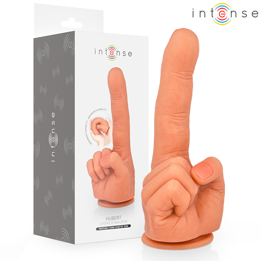 INTENSE - STIMULATEUR POINT G HUBERT MAIN FLEXIBLE 14,2 CM INTENSE FUN TOYS