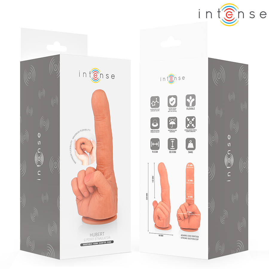 INTENSE - STIMULATEUR POINT G HUBERT MAIN FLEXIBLE 14,2 CM INTENSE FUN TOYS
