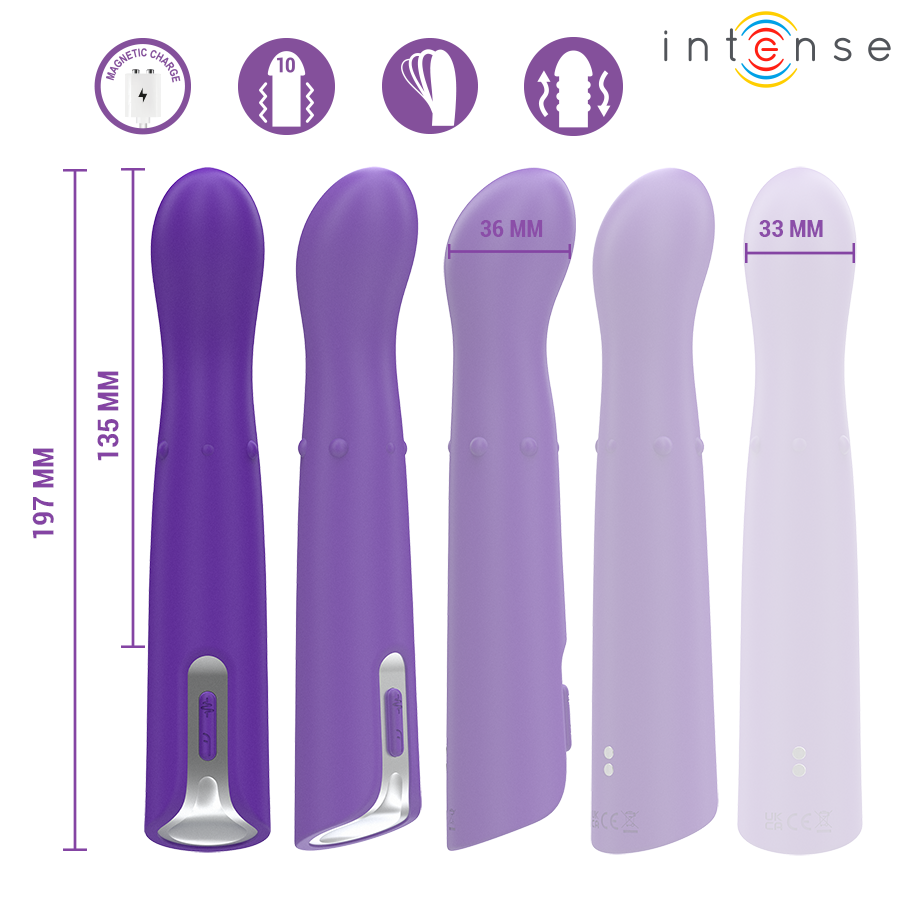 INTENSE - VIBRATEUR HELENA BEADS UP & DOWN WIGGLE 13,5 CM INTENSE FUN TOYS