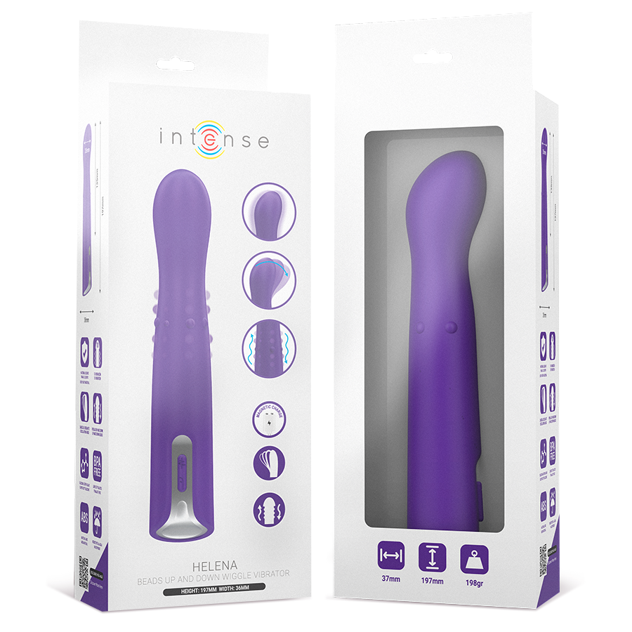 INTENSE - VIBRATEUR HELENA BEADS UP & DOWN WIGGLE 13,5 CM INTENSE FUN TOYS