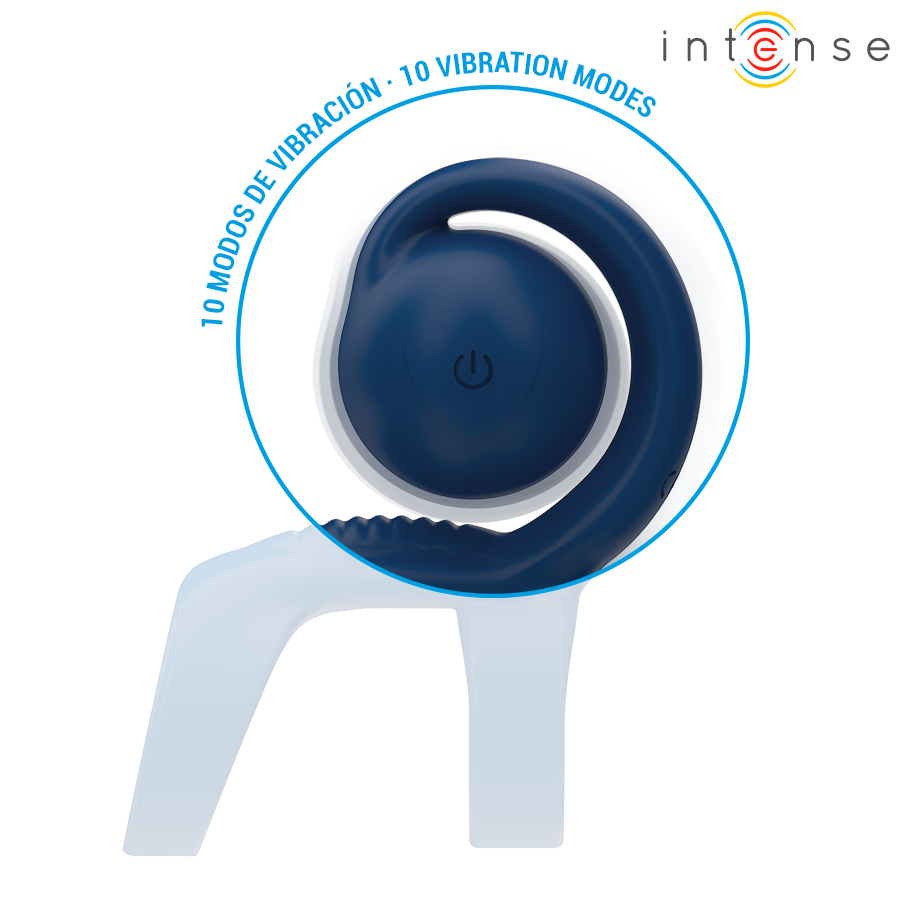 INTENSE - TYSON COCK RING AVEC BOULE VIBRANTE Ø 3,2 CM INTENSE FUN TOYS