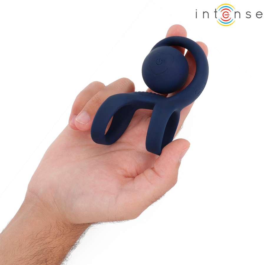 INTENSE - TYSON COCK RING AVEC BOULE VIBRANTE Ø 3,2 CM INTENSE FUN TOYS