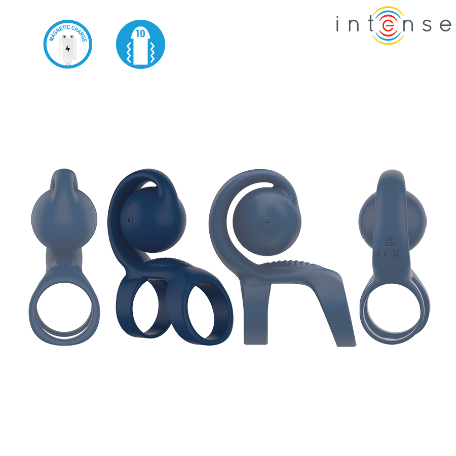 INTENSE - TYSON COCK RING AVEC BOULE VIBRANTE Ø 3,2 CM INTENSE FUN TOYS