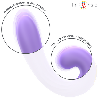 INTENSE - MERYL DOUBLE VIBRATION STIMULATEUR CLITORIEN INTENSE FUN TOYS