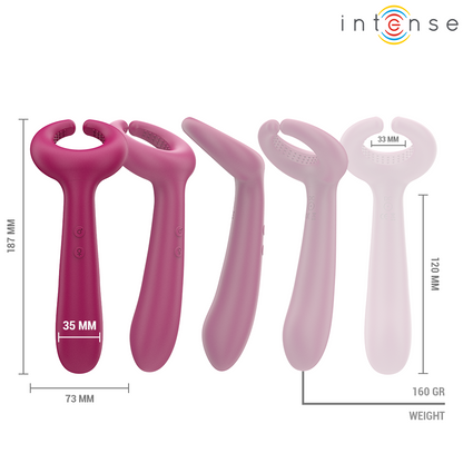INTENSE - VIBRATEUR ROWAN INCLUSIF POUR COUPLE INTENSE FUN TOYS