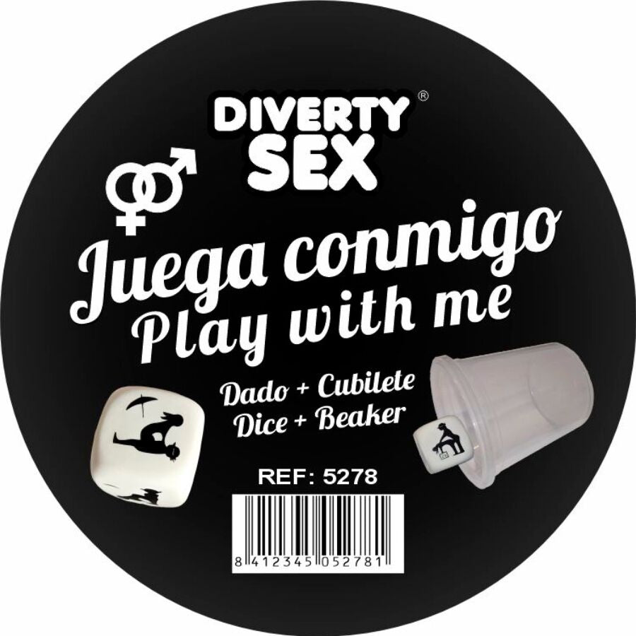 DIABLO PICANTE - DÉ DUR BLANC AVEC POSITIONS ET CUBE DIABLO PICANTE