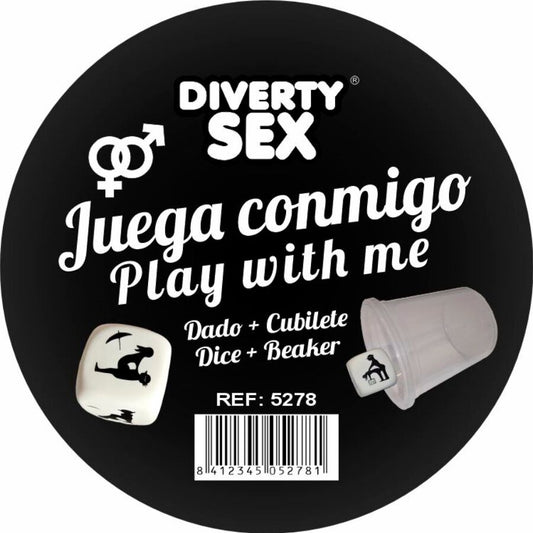 DIABLO PICANTE - DÉ DUR BLANC AVEC POSITIONS ET CUBE DIABLO PICANTE