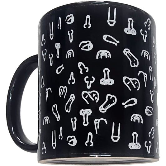 DIABLO PICANTE - TASSE À PÉNIS NOIR 370 ML DIABLO PICANTE