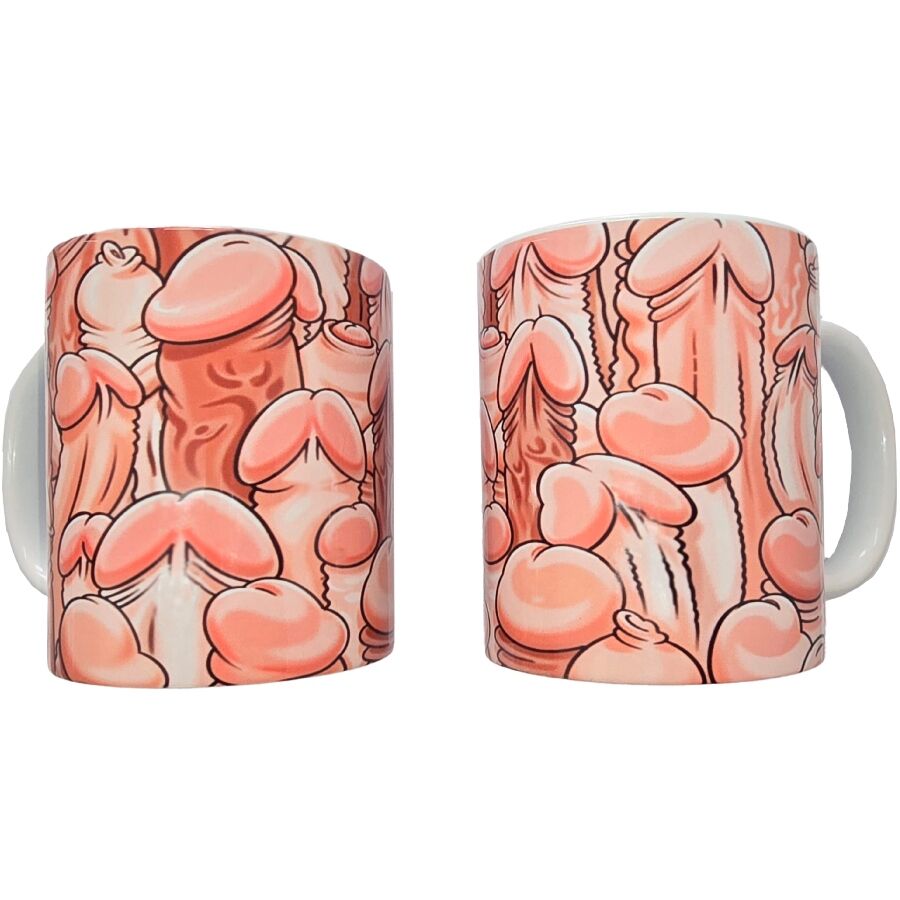 DIABLO PICANTE - TASSE PÉNIS COULEUR 370 ML DIABLO PICANTE