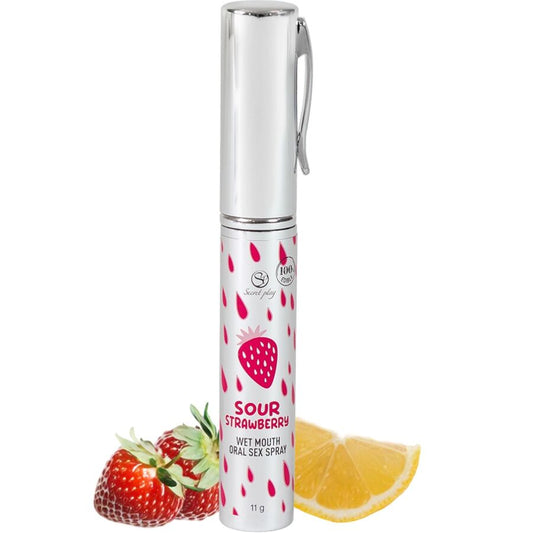 SECRETPLAY - SPRAY SEXUEL ORAL À LA FRAISE ACIDE SECRETPLAY COSMETIC