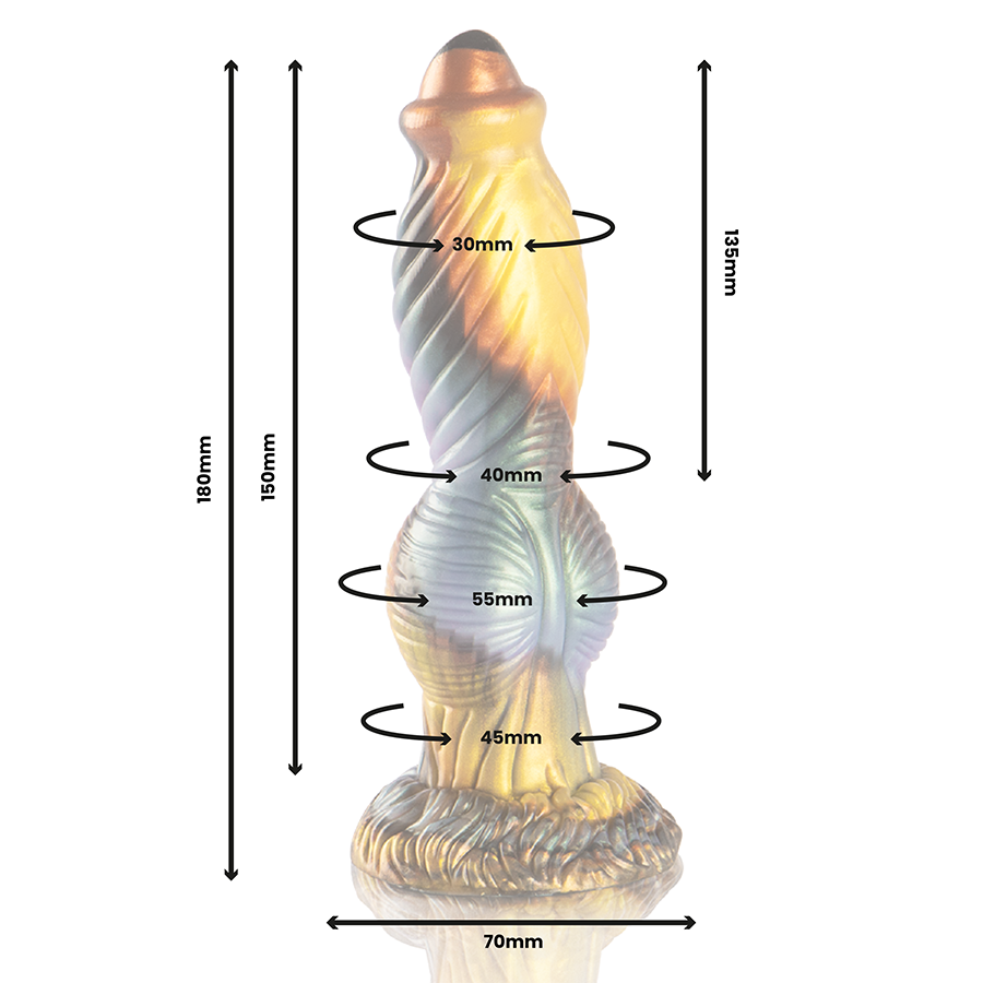 EPIC - PHOENIX DILDO LA RÉSURGENCE DU PLAISIR TÉLÉCOMMANDE RECHARGEABLE EPIC