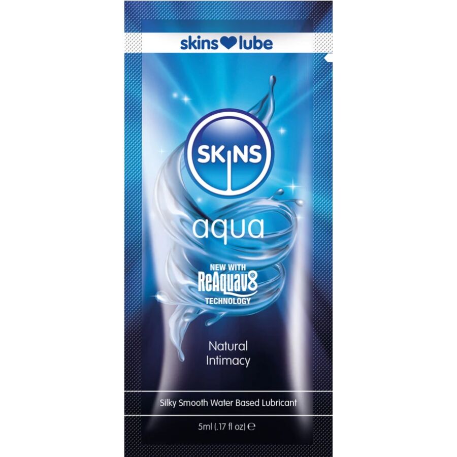 SKINS - AQUA LUBRIFIANT À BASE D'EAU DOSE UNIQUE 5 ML SKINS