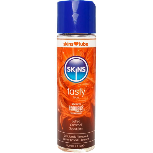 SKINS - LUBRIFIANT À BASE D'EAU DÉLICIEUX CARAMEL SALÉ 130 ML SKINS