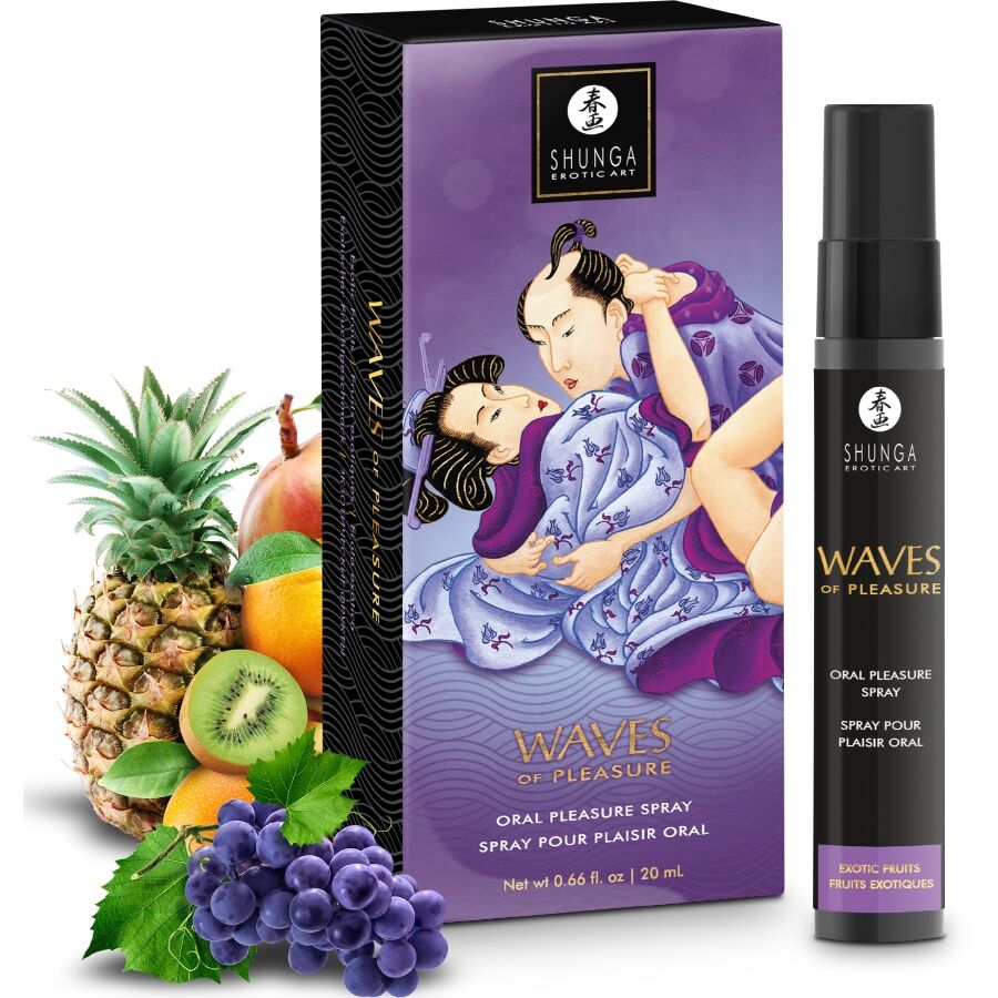 SHUNGA - WAVES PLAISIR SPRAY ORAL SÉDUCTEUR FRUITS EXOTIQUES 20 ML SHUNGA APHRODISIACS