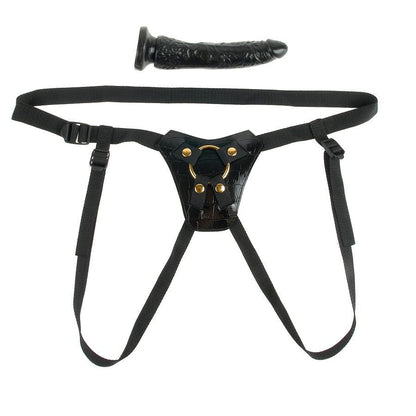 FETISH FANTASY GOLD - DESIGNER STRAP-ON FETISH FANTASY GOLD