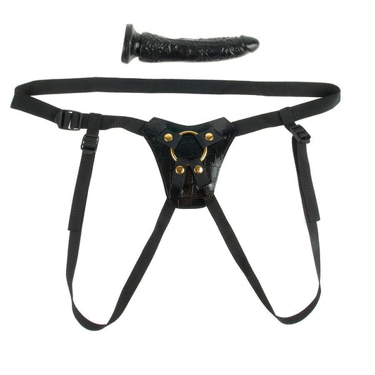 FETISH FANTASY GOLD - DESIGNER STRAP-ON FETISH FANTASY GOLD