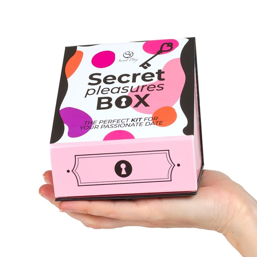 SECRET PLAY - COFFRET DE PLAISIRS POUR COUPLES : DÉS + BALLE VIBRANTE + STYLO À PLUME SECRETPLAY 100% GAMES