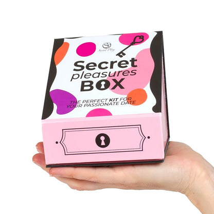 SECRET PLAY - COFFRET DE PLAISIRS POUR COUPLES : DÉS + BALLE VIBRANTE + STYLO À PLUME SECRETPLAY 100% GAMES