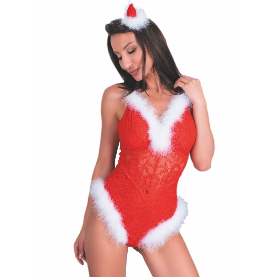 LIVCO CORSETTI FASHION - NAUGHTY SANTA LC 90706 BODY DE NOËL L/XL LIVCO CORSETTI BODIES