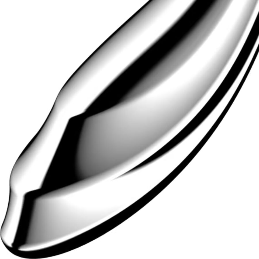 SATISFYER - PURE GRAVITY 2 GODEMICHET DOUBLE EXTRÉMITÉ EN ACIER INOXYDABLE SATISFYER DILDO