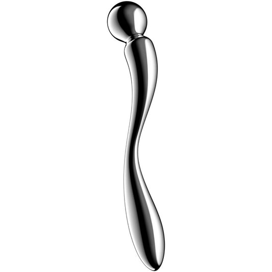 SATISFYER - STAR FORCE 2 GODEMICHET DOUBLE EN ACIER INOXYDABLE SATISFYER DILDO