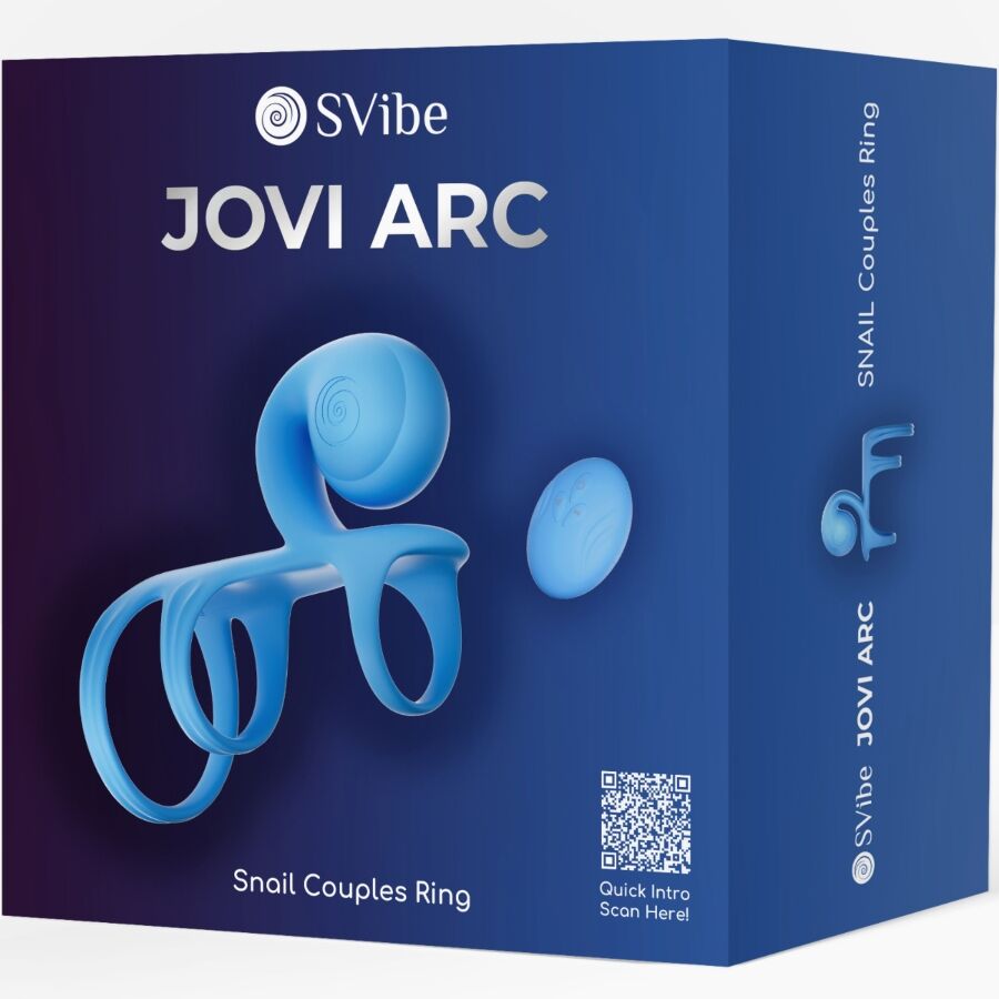 SNAIL VIBE - JOVI ARC ANNEAU DE COUPLE AVEC TÉLÉCOMMANDE BLEUE SNAIL VIBE