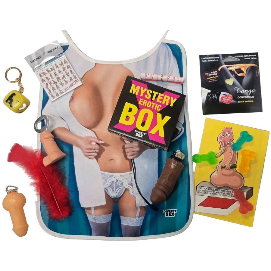 DIABLO PICANTE - BOÎTE ÉROTIQUE MYSTÈRE POUR ELLE 10 X 10 DIABLO PICANTE