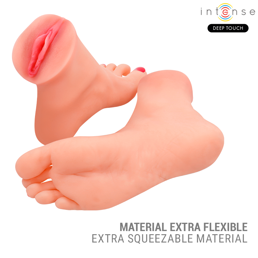INTENSE DEEP TOUCH - GABBIE MASTUBADOR DEUX PIÈCES EN FORME DE PIED INTENSE DEEP TOUCH