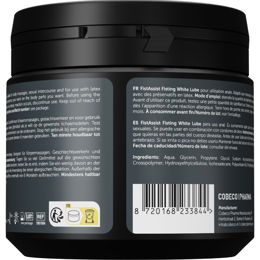 COBECO - FIST ASSIST LUBRIFIANT BLANC EXTRA-ÉPAIS 500 ML COBECO - FIST ASSIST