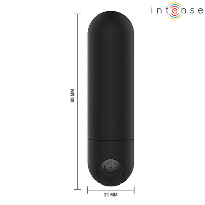 INTENSE - KAREN MINI VIBRANT RECHARGEABLE BALLE NOIRE INTENSE FUN TOYS