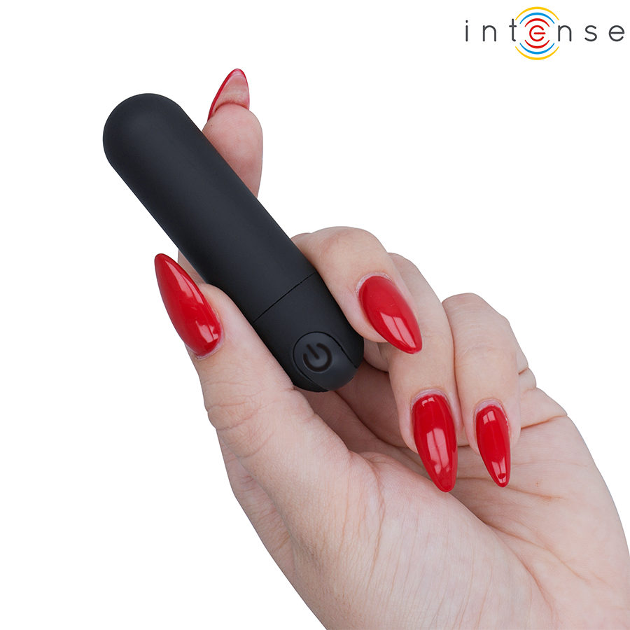 INTENSE - KAREN MINI VIBRANT RECHARGEABLE BALLE NOIRE INTENSE FUN TOYS