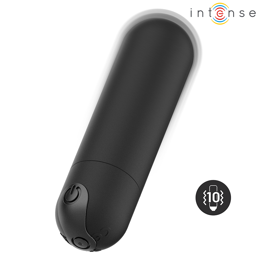 INTENSE - KAREN MINI VIBRANT RECHARGEABLE BALLE NOIRE INTENSE FUN TOYS