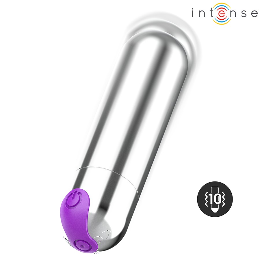 INTENSE - KAREN MINI VIBRANTE RECHARGEABLE ARGENT INTENSE FUN TOYS
