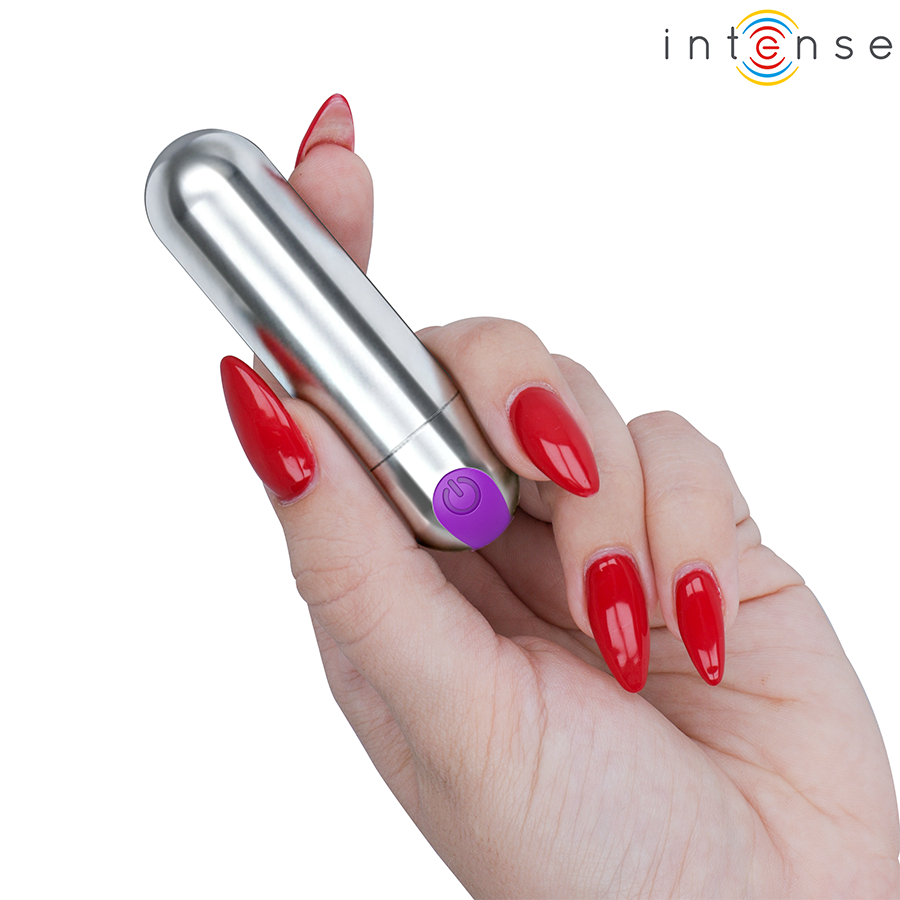 INTENSE - KAREN MINI VIBRANTE RECHARGEABLE ARGENT INTENSE FUN TOYS