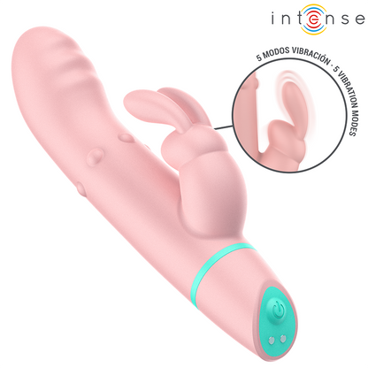 INTENSE - STIMULATEUR ALVIN RABBIT ET VIBRATEUR À ROULEMENT + OSCILLANT INTENSE FUN TOYS