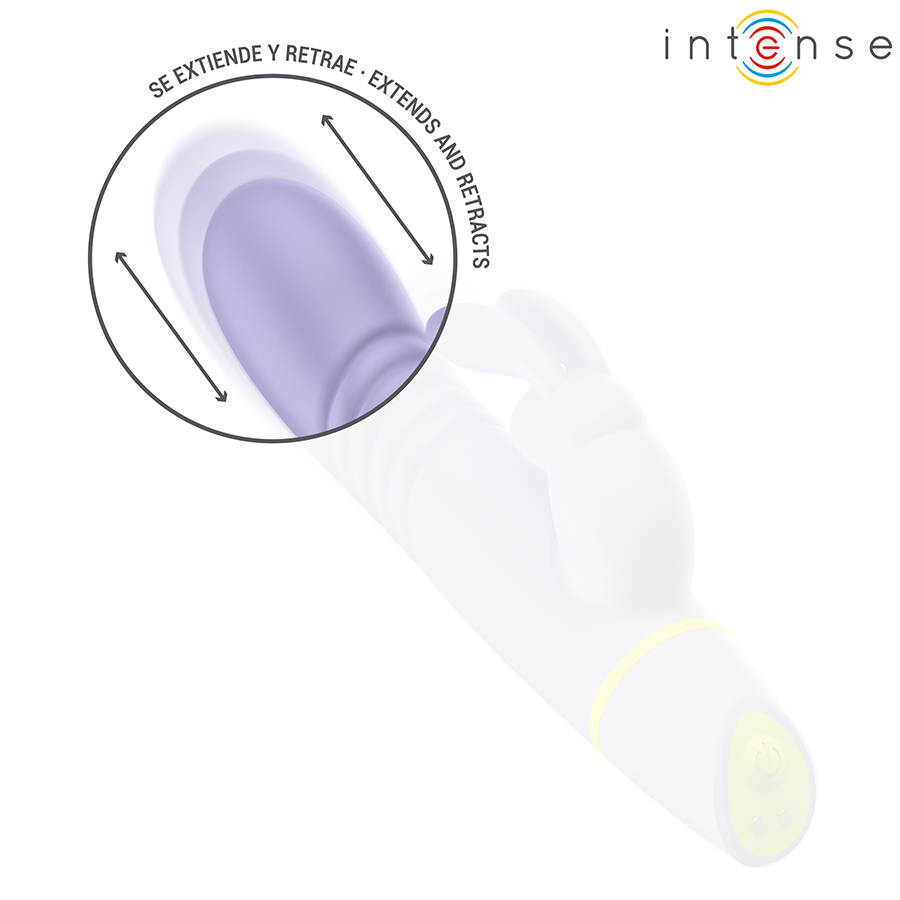 INTENSE - STIMULATEUR ET VIBRATEUR À POUSSÉE HELEN RABBIT INTENSE FUN TOYS