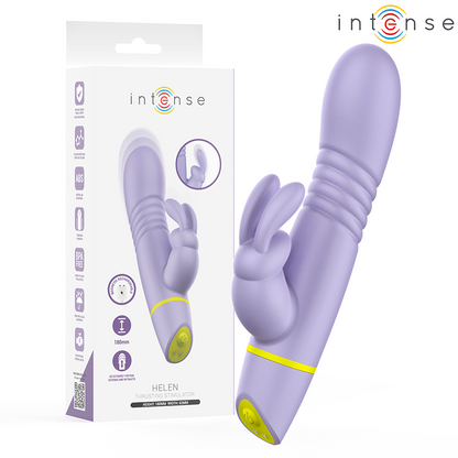 INTENSE - STIMULATEUR ET VIBRATEUR À POUSSÉE HELEN RABBIT INTENSE FUN TOYS